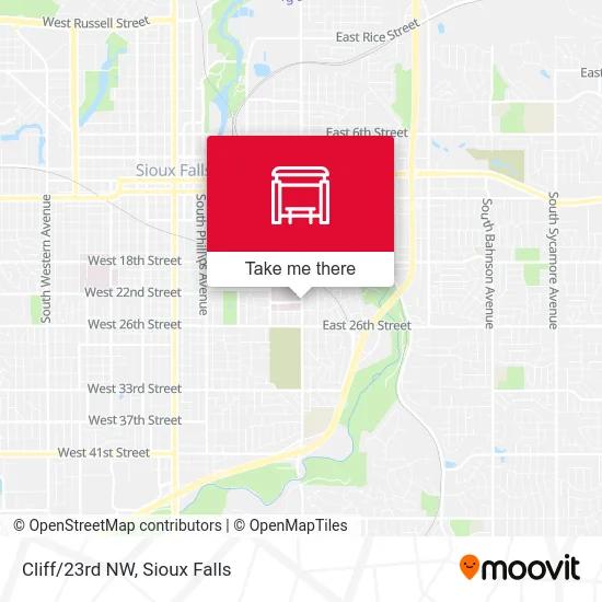 Cliff/23rd NW map