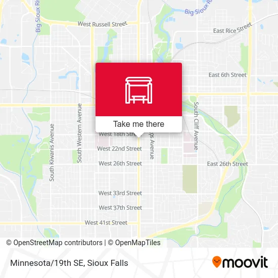 Mapa de Minnesota/19th SE
