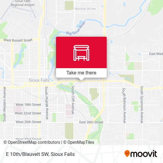 E 10th/Blauvelt SW map