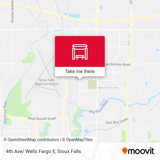 Mapa de 4th Ave/ Wells Fargo E