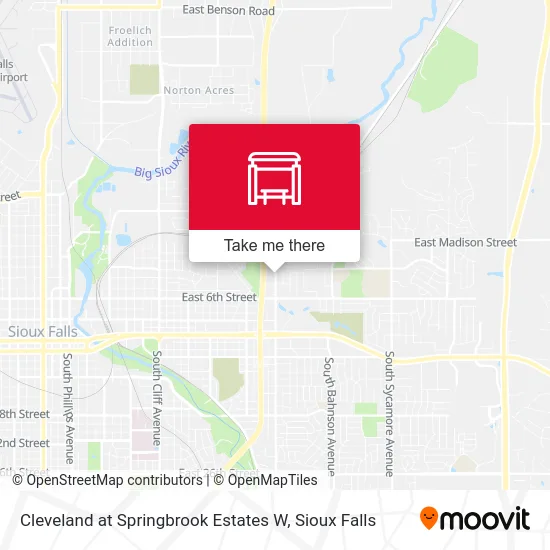Mapa de Cleveland at Springbrook Estates W
