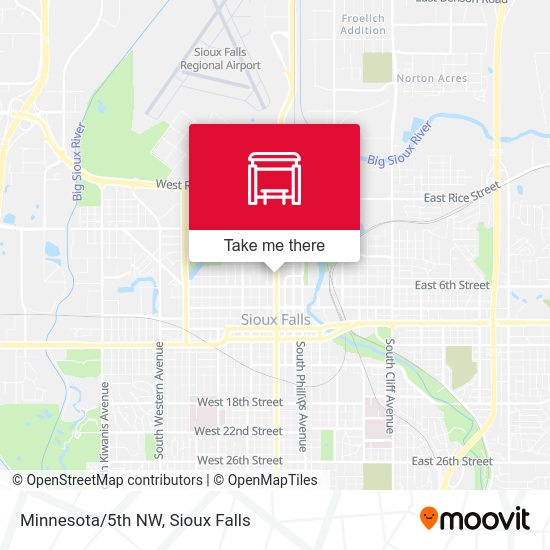 Minnesota/5th NW map