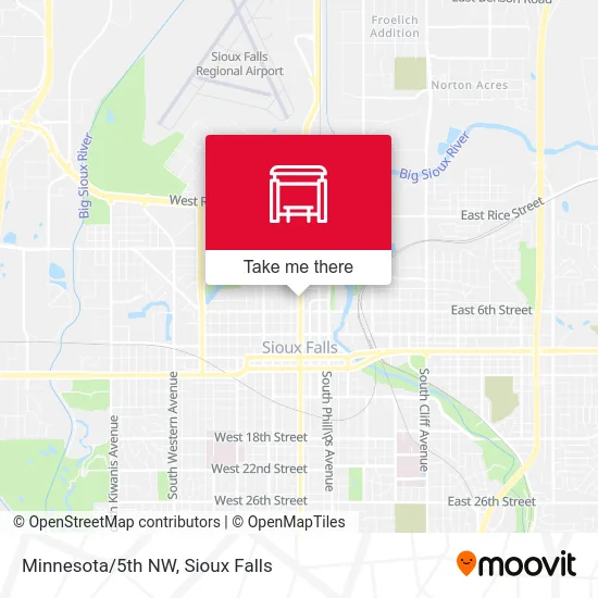 Mapa de Minnesota/5th NW