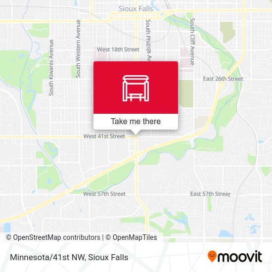 Mapa de Minnesota/41st NW