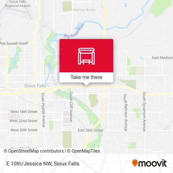 Mapa de E 10th/Jessica NW