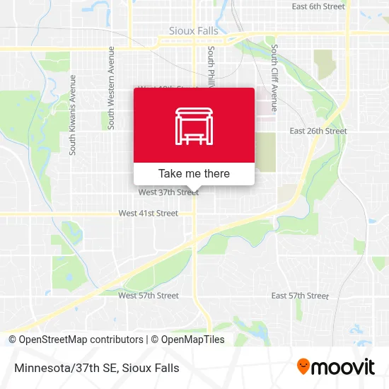 Minnesota/37th SE map