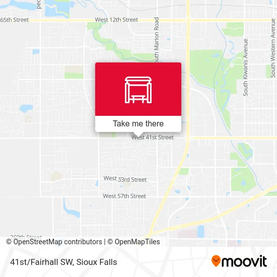 Mapa de 41st/Fairhall SW