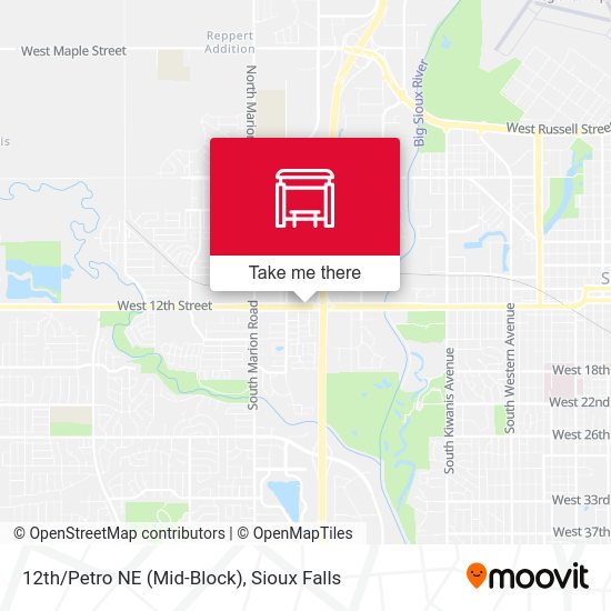 12th/Petro NE (Mid-Block) map
