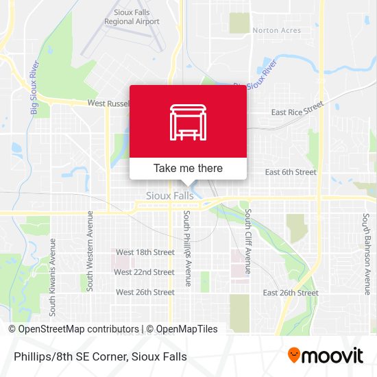 Phillips/8th SE Corner map