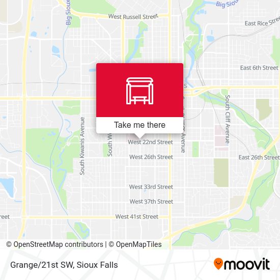 Mapa de Grange/21st SW