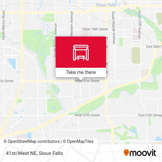 Mapa de 41st/West NE