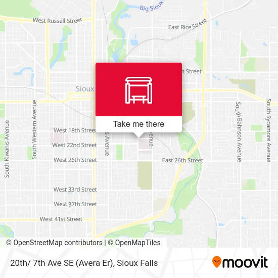 Mapa de 20th/ 7th Ave SE (Avera Er)