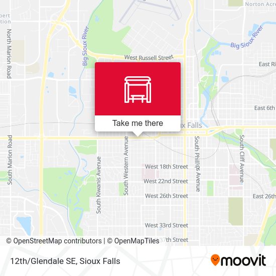 12th/Glendale SE map