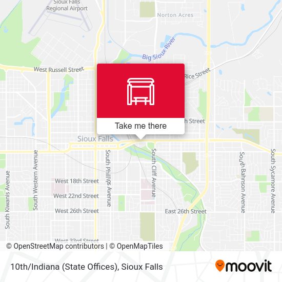 10th/Indiana (State Offices) map