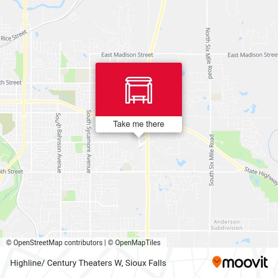 Highline/ Century Theaters W map