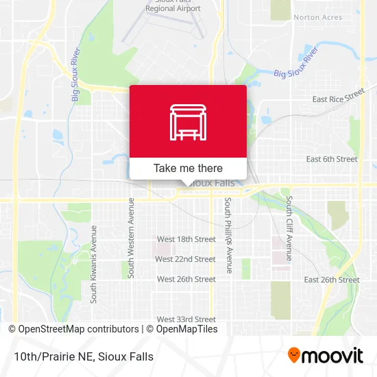 Mapa de 10th/Prairie NE