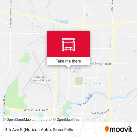 4th Ave E (Horizon Apts) map