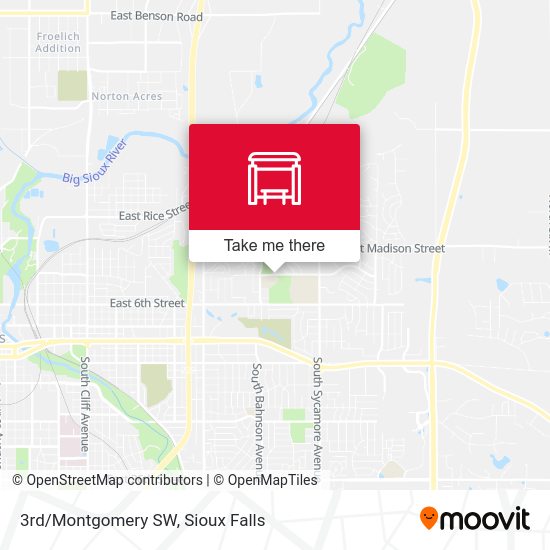 3rd/Montgomery SW map