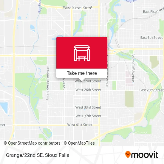 Mapa de Grange/22nd SE