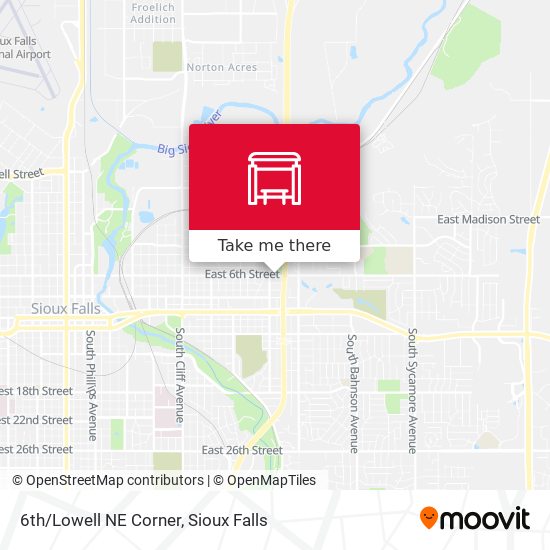 6th/Lowell NE Corner map