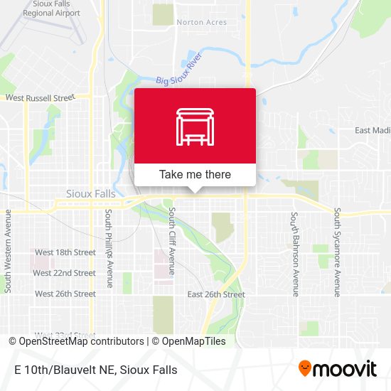 Mapa de E 10th/Blauvelt NE