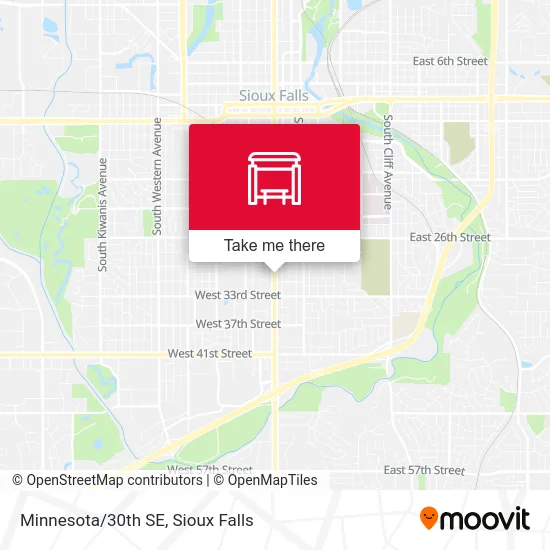 Mapa de Minnesota/30th SE