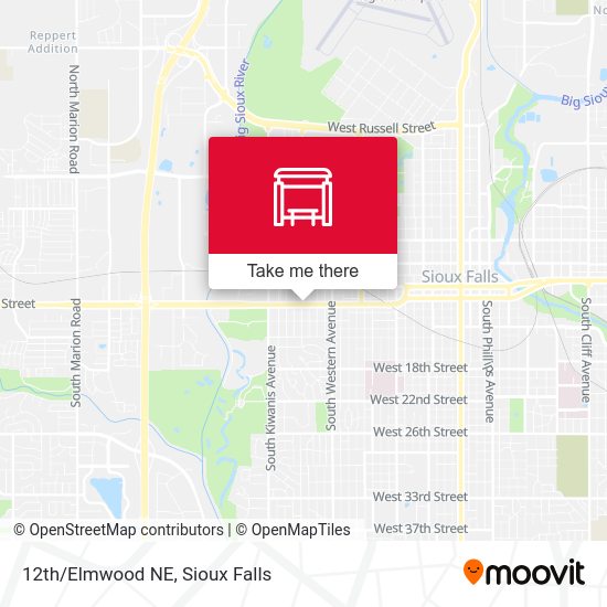 12th/Elmwood NE map