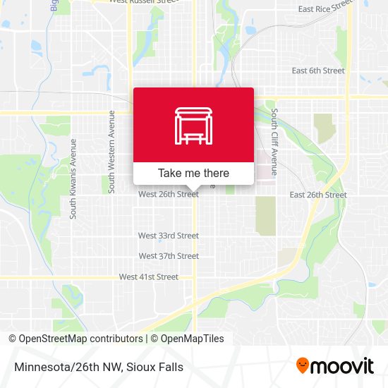 Minnesota/26th NW map
