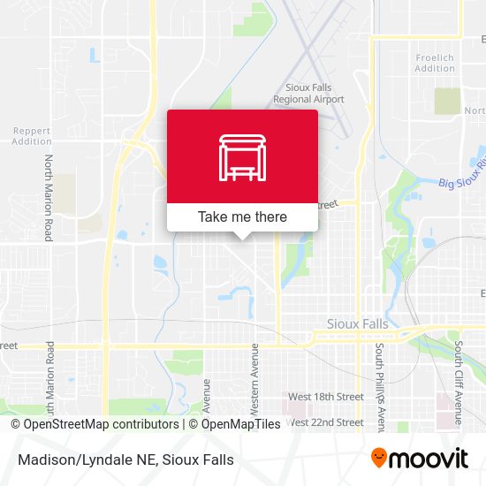Madison/Lyndale NE map