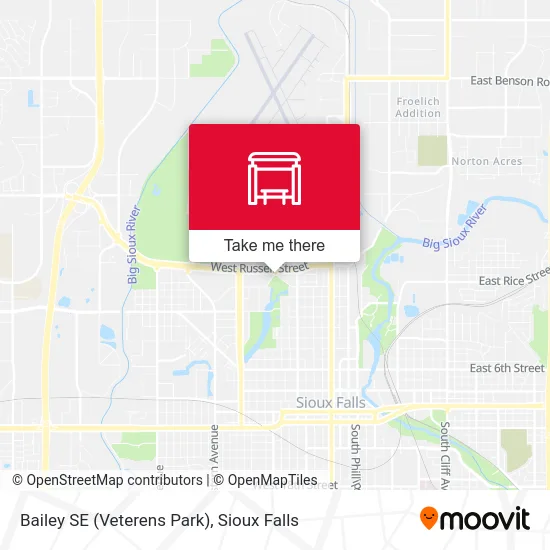 Mapa de Bailey SE (Veterens Park)