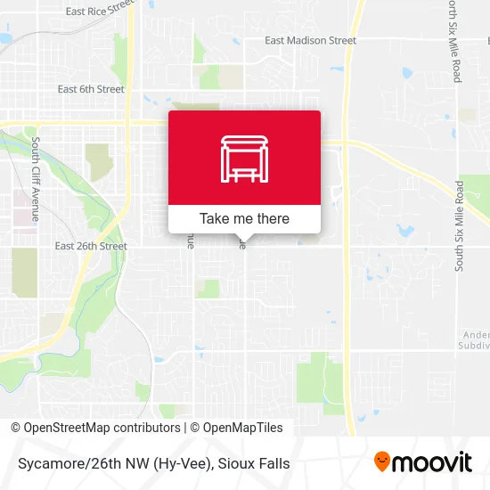 Mapa de Sycamore/26th NW (Hy-Vee)
