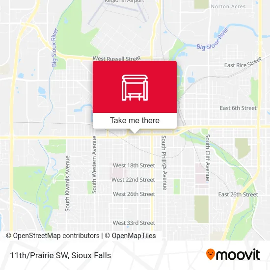 Mapa de 11th/Prairie SW