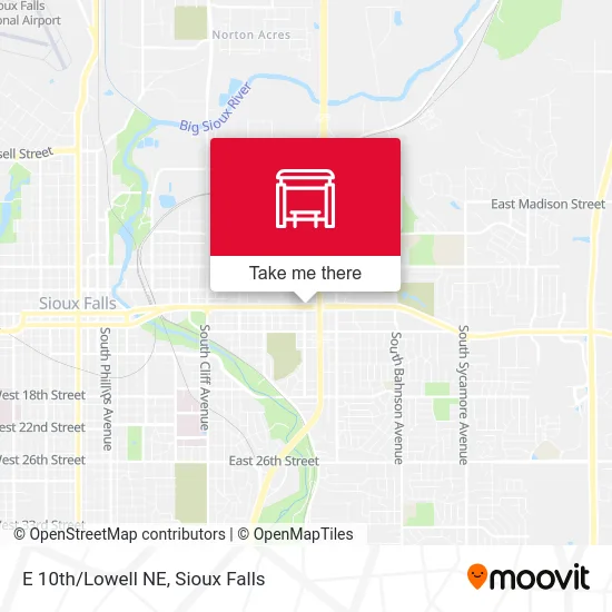 Mapa de E 10th/Lowell NE