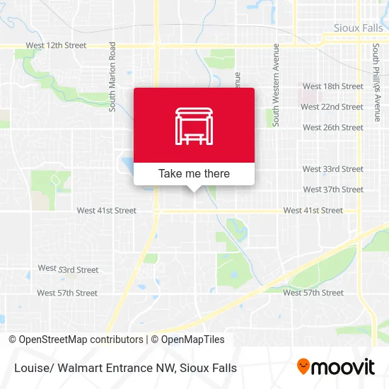 Mapa de Louise/ Walmart Entrance NW