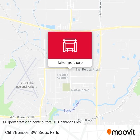 Mapa de Cliff/Benson SW