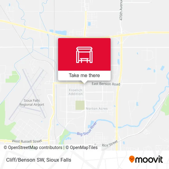 Mapa de Cliff/Benson SW