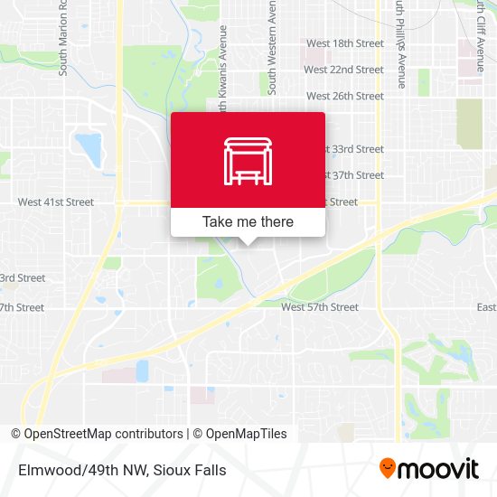 Elmwood/49th NW map