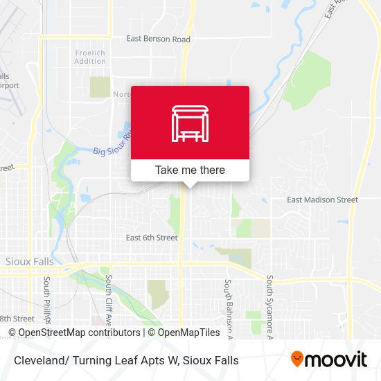 Cleveland/ Turning Leaf Apts W map