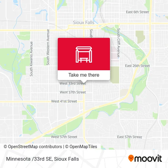 Mapa de Minnesota /33rd SE