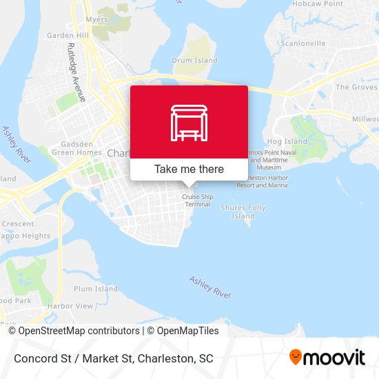 Concord St / Market St map