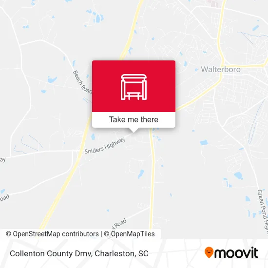 Collenton County Dmv map
