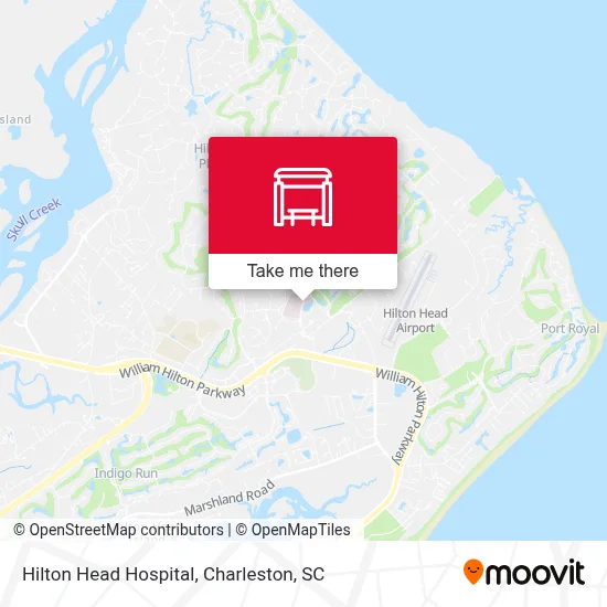 Hilton Head Hospital map
