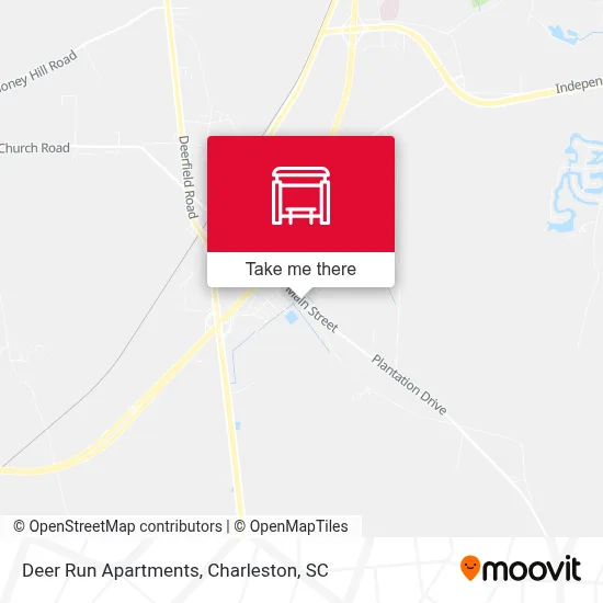 Deer Run Apartments map