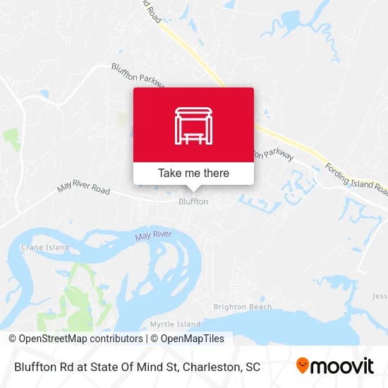 Mapa de Bluffton Rd at State Of Mind St