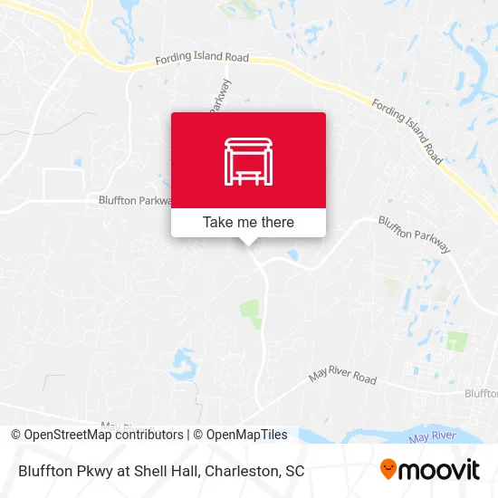 Bluffton Pkwy at Shell Hall map