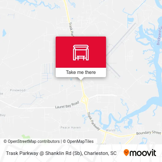 Trask Parkway @ Shanklin Rd (Sb) map