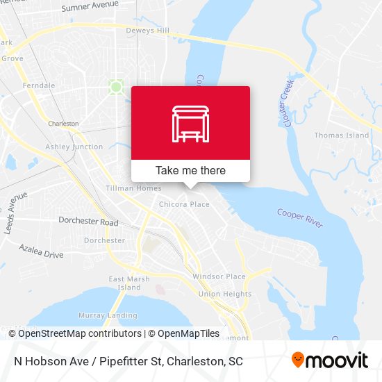 N Hobson Ave / Pipefitter St map