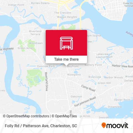 Folly Rd / Patterson Ave map