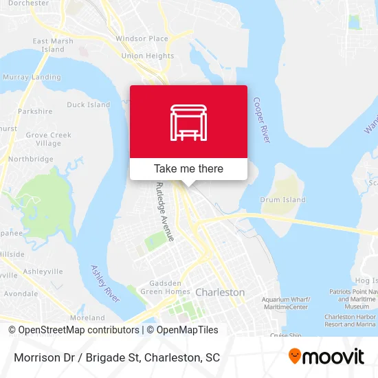 Morrison Dr / Brigade St map