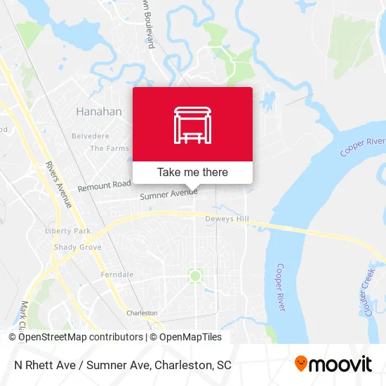 N Rhett Ave / Sumner Ave map